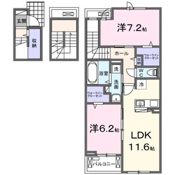 古市駅 徒歩11分 3階の物件間取画像